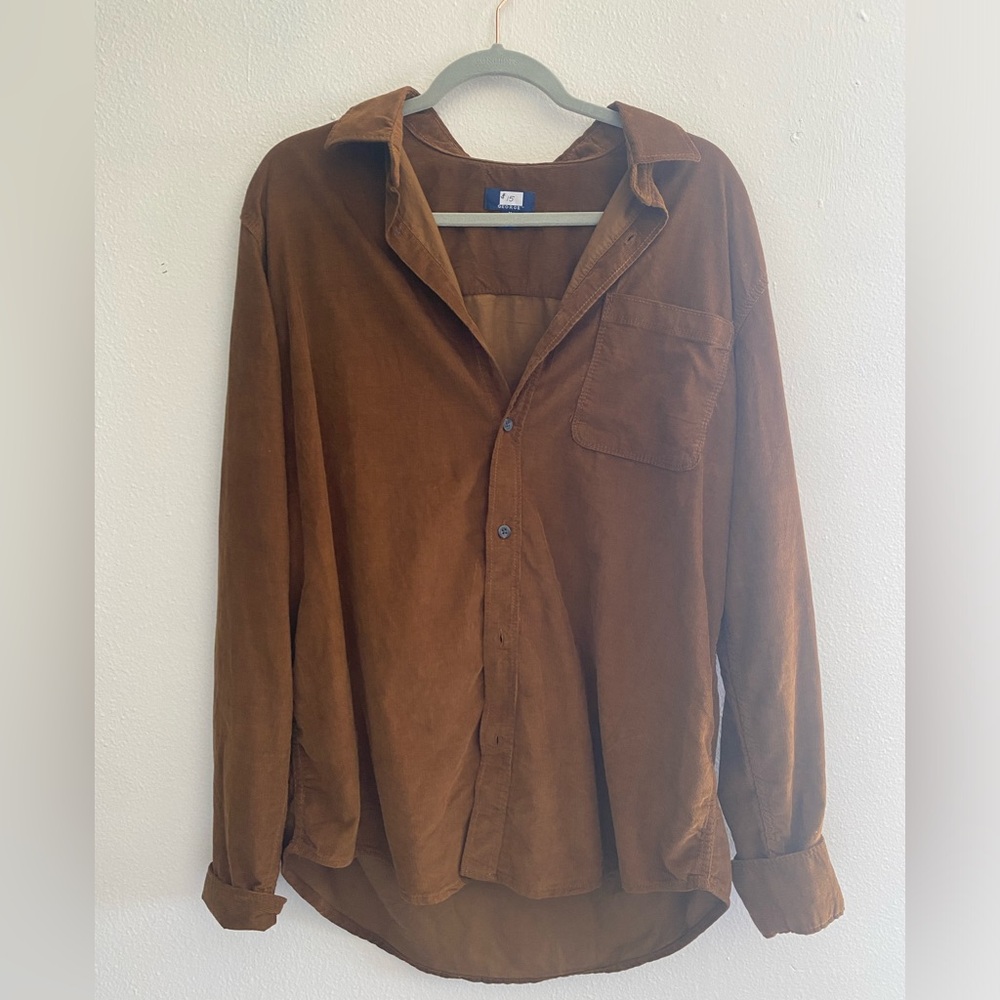 Tanish brown Button up T